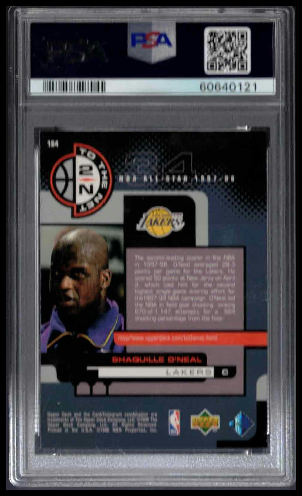 PSA 8 - 1998 UPPER DECK #164 SHAQUILLE O'NEAL