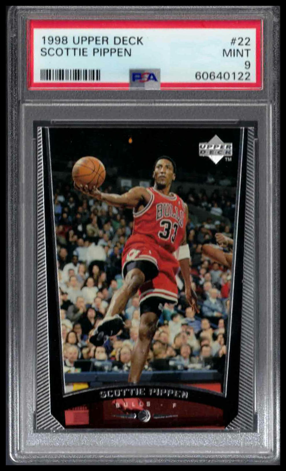 PSA 9 - 1998 UPPER DECK #22 SCOTTIE PIPPEN