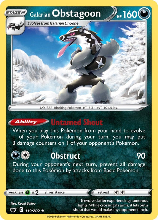 Galarian Obstagoon [SWSH01 - 119/202]