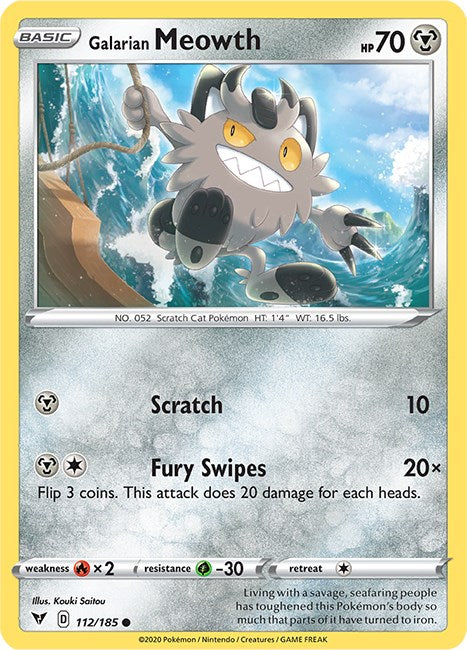 Galarian Meowth [SWSH04 - 112/185]