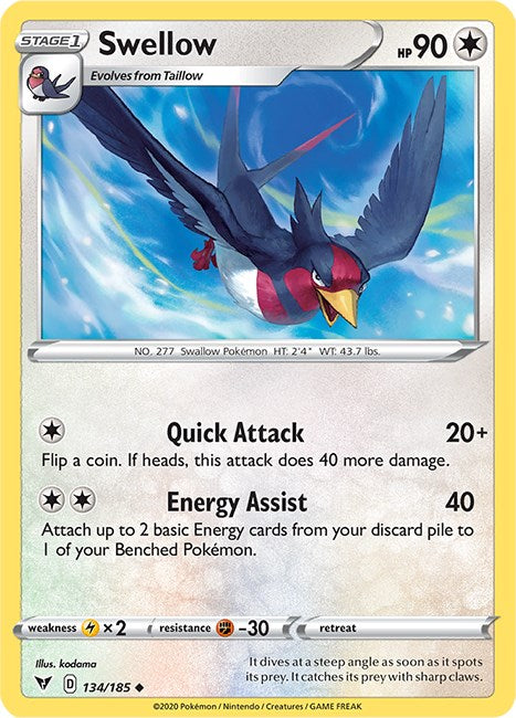 Swellow [SWSH04 - 134/185]