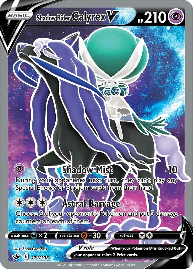 Shadow Rider Calyrex V (Full Art) [SWSH06 - 171/198]