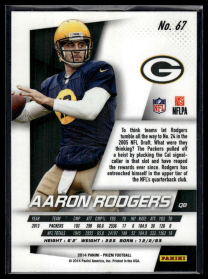 2014 Panini Prizm #67 Aaron Rodgers
