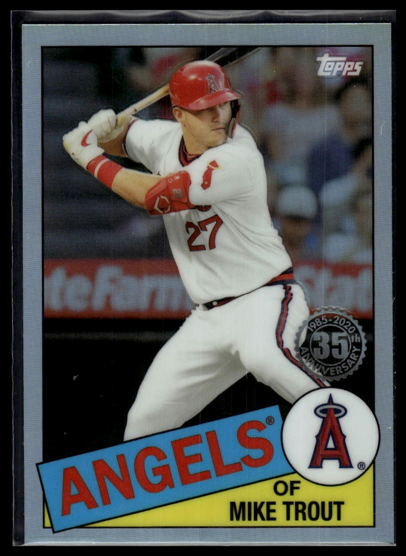 2020 Topps Chrome #85TC-1 Mike Trout 1985 Topps Baseball