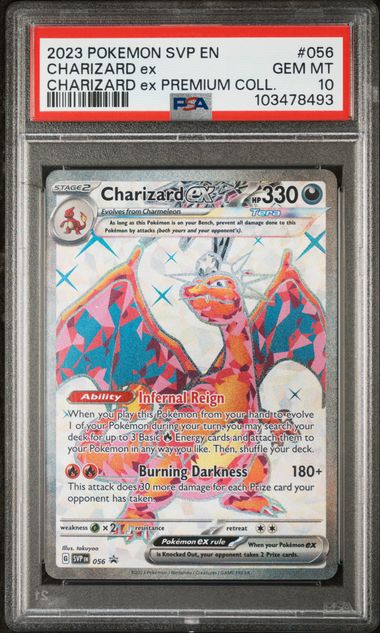 Pokémon SV Black Star Promo 2023 #056 Charizard ex PSA 10 Gem Mint