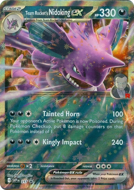 Team Rocket's Nidoking ex - 217 [SVP - 217]