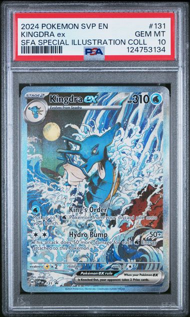 Pokémon SV Black Star Promo 2024 #131 Kingdra ex PSA 10 Gem Mint