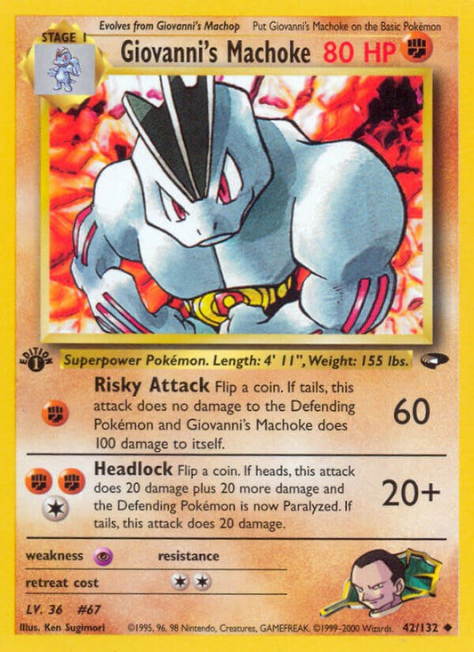 Giovanni's Machoke [G2 - 042/132]