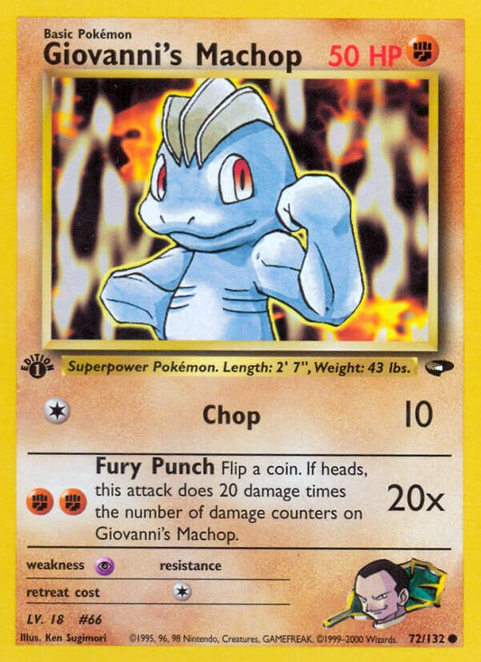 Giovanni's Machop [G2 - 072/132]
