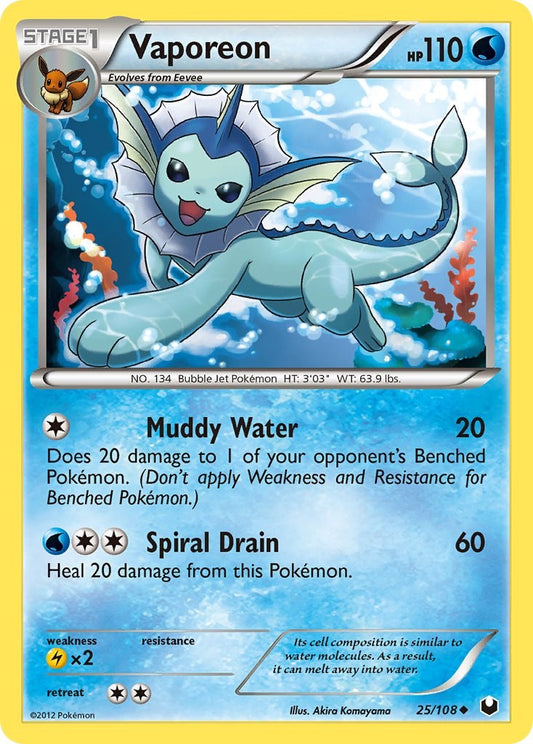Vaporeon [DEX - 25/108]