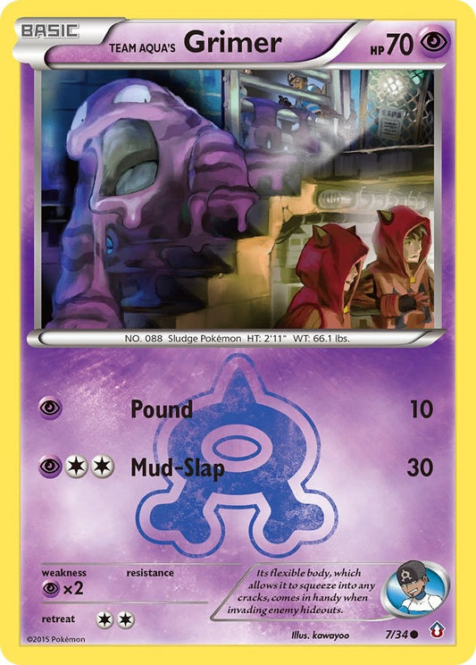 Team Aqua's Grimer [DCR - 7/34]