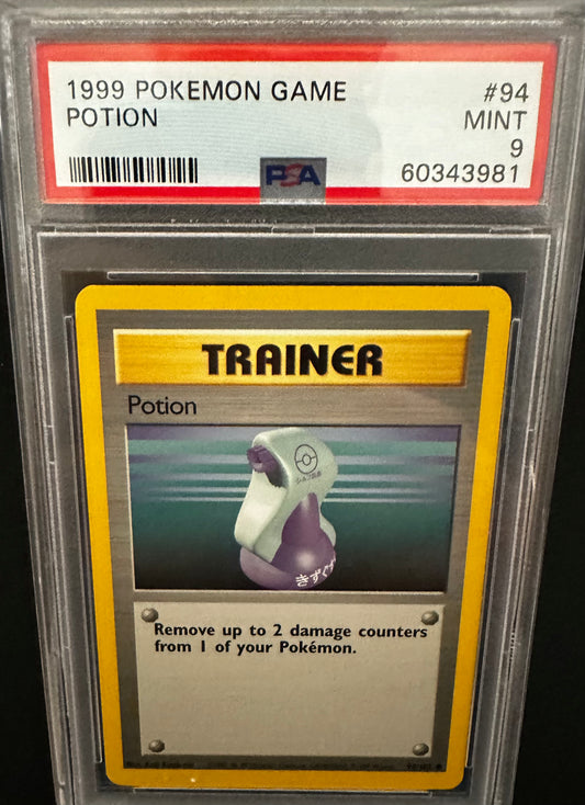 PSA 9 - 1999 POKEMON GAME #94 POTION