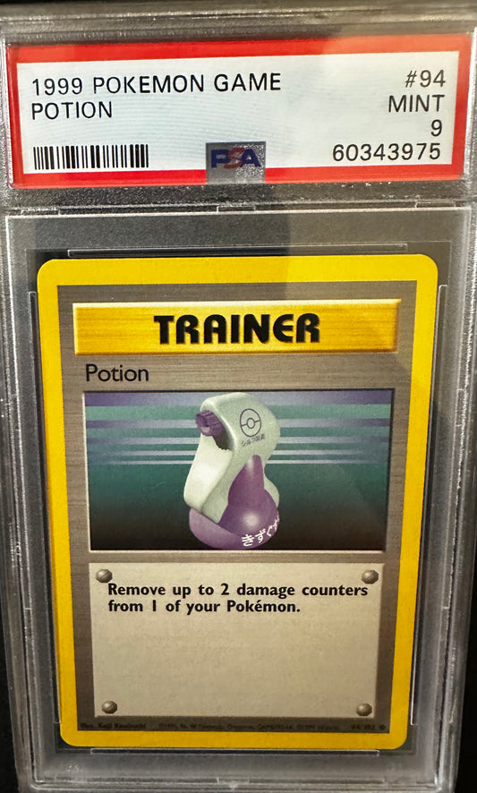 PSA 9 - 1999 POKEMON GAME #94 POTION