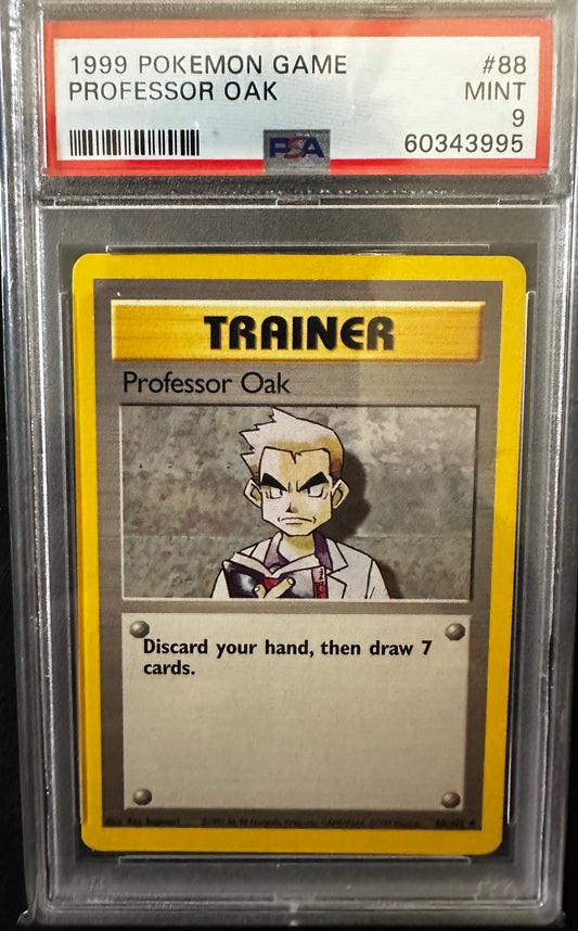 PSA 9 - 1999 POKEMON GAME #88 PROFESSOR OAK