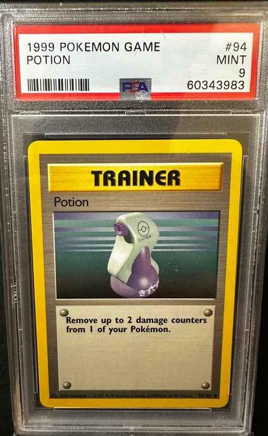 PSA 9 - 1999 POKEMON GAME #94 POTION