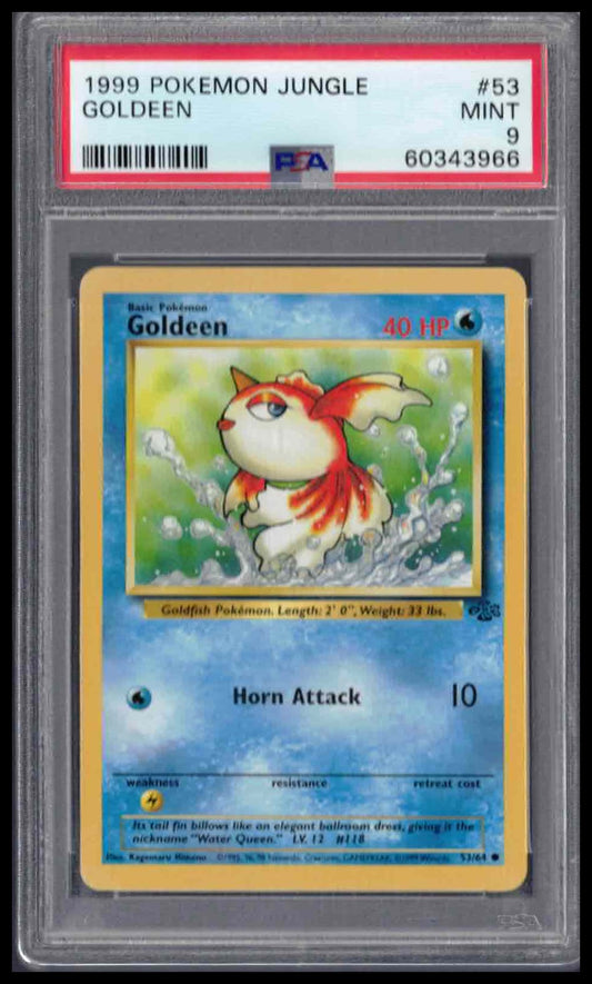 PSA 9 - 1999 POKEMON JUNGLE GOLDEEN