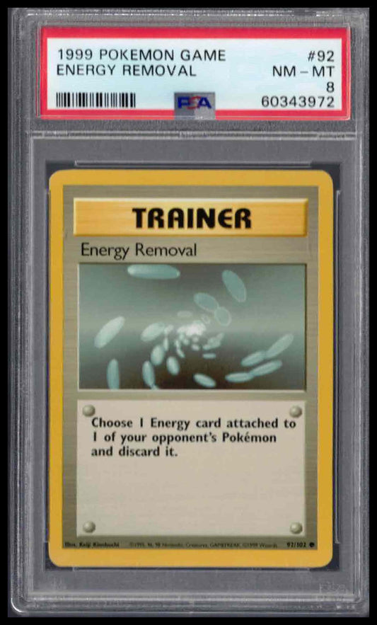 PSA 8 - 1999 POKEMON GAME ENERGY REMOVAL