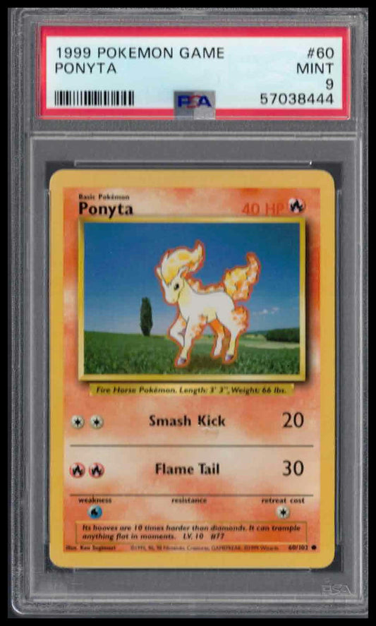 PSA 9 - 1999 POKEMON GAME PONYTA