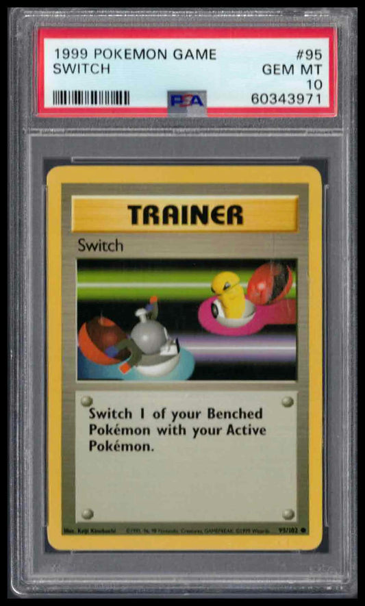 PSA 10 - 1999 POKEMON GAME #95 SWITCH