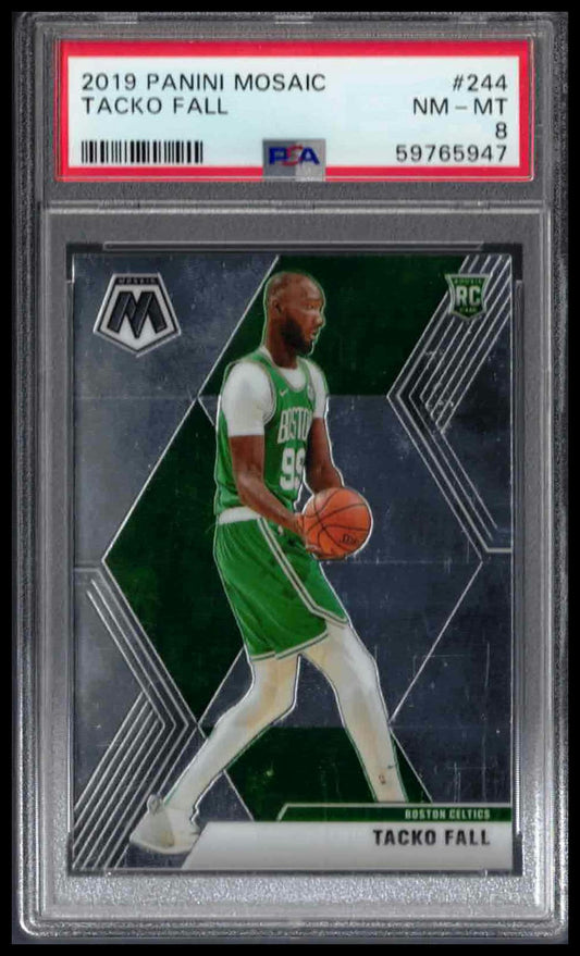 PSA 8 - 2019 PANINI MOSAIC #244 TACKO FALL