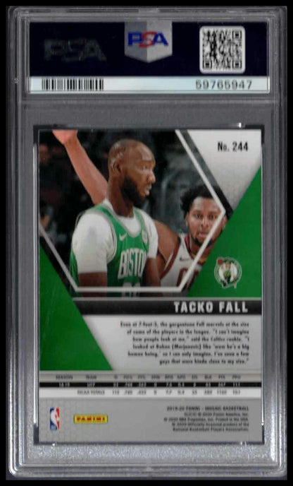 PSA 8 - 2019 PANINI MOSAIC #244 TACKO FALL