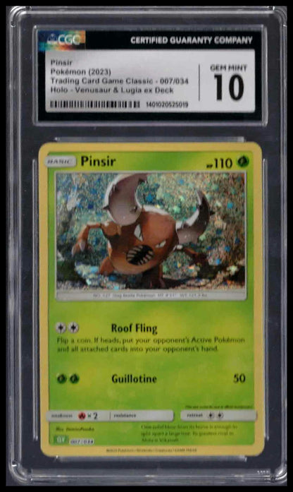Pinsir (Holo, Venusaur & Lugia EX Deck) - 2023 Pokemon - Training Card Game Classic - #007
