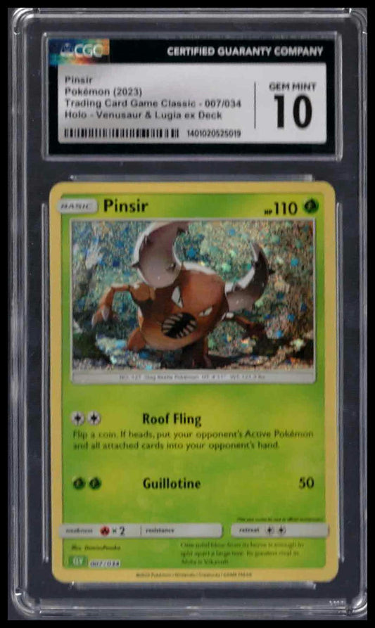 Pinsir (Holo, Venusaur & Lugia EX Deck) - 2023 Pokemon - Training Card Game Classic - #007