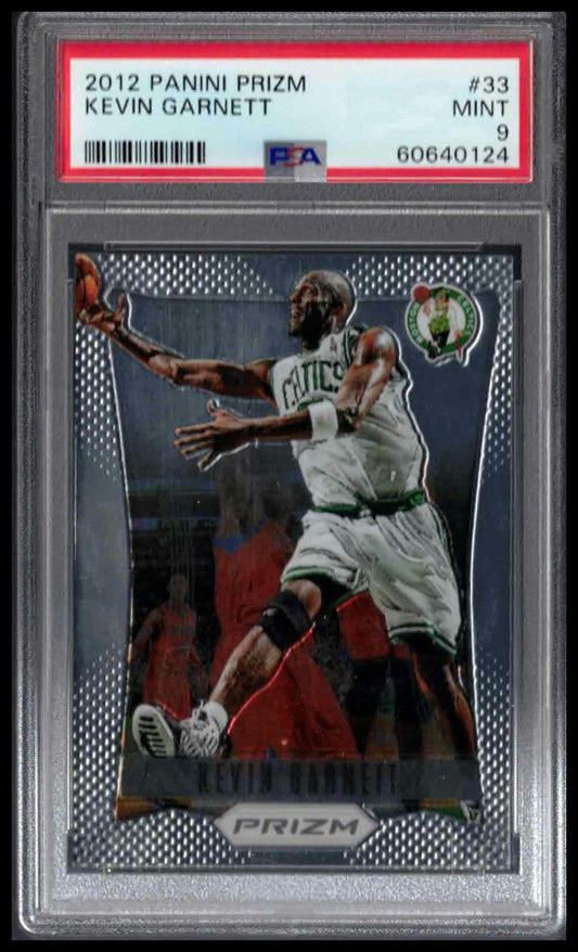 PSA 9 - 2012 PANINI PRIZM #33 KEVIN GARNETT