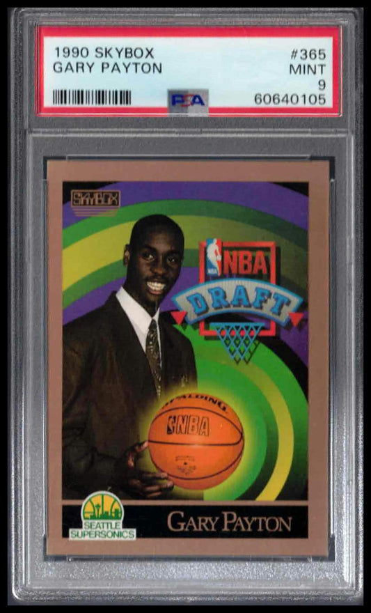 PSA 9 - 1990 SKYBOX #365 GARY PAYTON