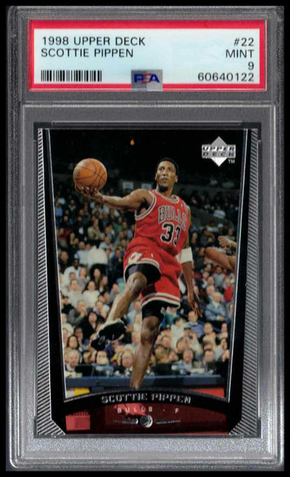 PSA 9 - 1998 UPPER DECK #22 SCOTTIE PIPPEN