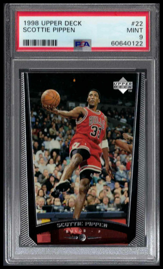 PSA 9 - 1998 UPPER DECK #22 SCOTTIE PIPPEN