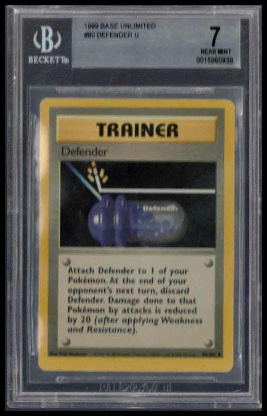 Beckett 7 - Defender (U) - 1999 Pokemon - Base Unlimited - #80