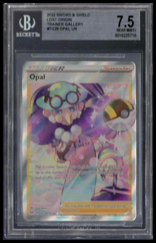 Beckett 7.5 - Opal (UR) - 2022 Pokemon - Sword & Shield Lost Origin Trainer Gallery - #TG28