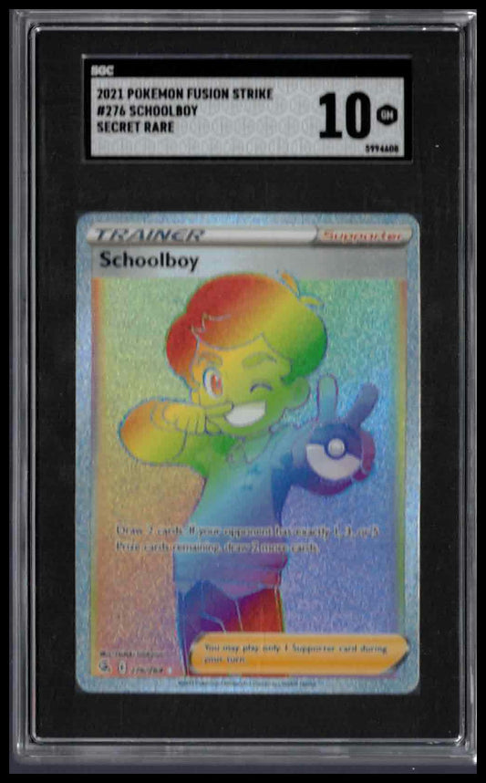 SGC 10 - Schoolboy (Secret Rare) - 2021 Pokemon - Fusion Strike - #276
