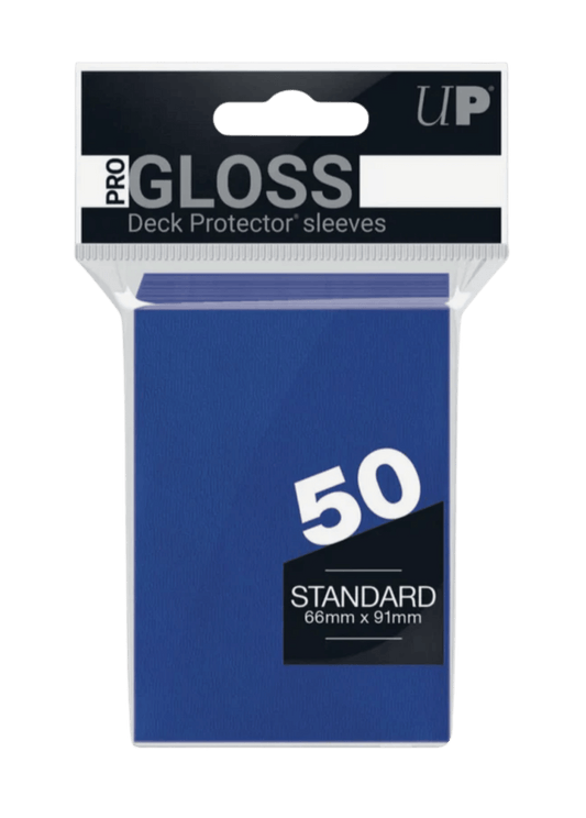 PRO-Gloss Deck Protectors – Blue (50-Pack) | TCG