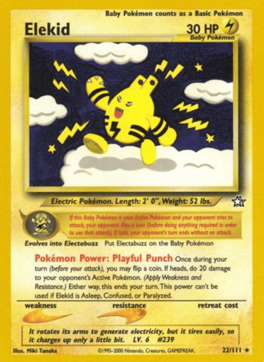 Elekid Neo Genesis 022/111 Rare Pokemon