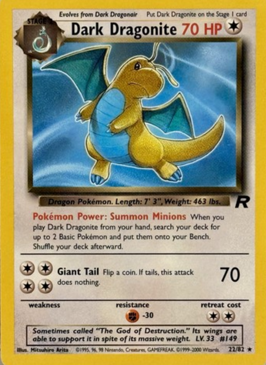Dark Dragonite (22) [TR - 22/82]