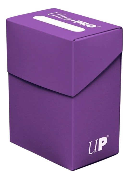 Solid Color Deck Box – Purple [000] | TCG Storage