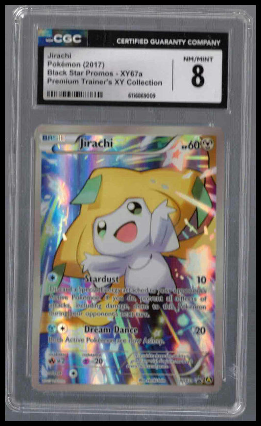 2017 Pokémon Jirachi XY67a Black Star Promo CGC 8