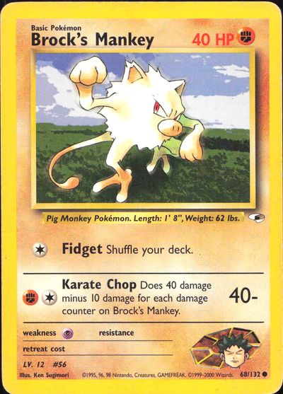 Brock's Mankey (68)