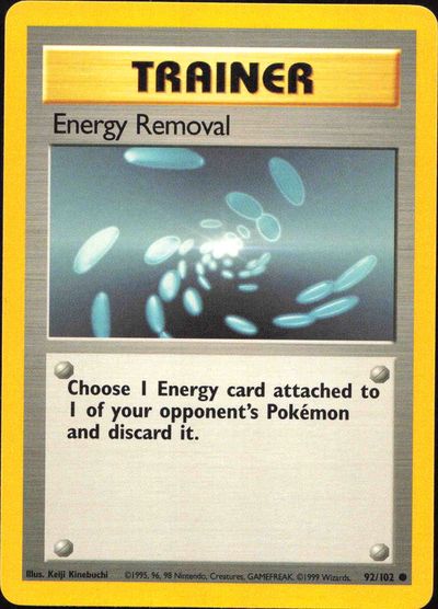 Energy Removal