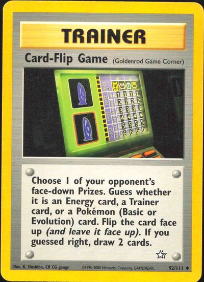 Card-Flip Game (Goldenrod Game Corner)