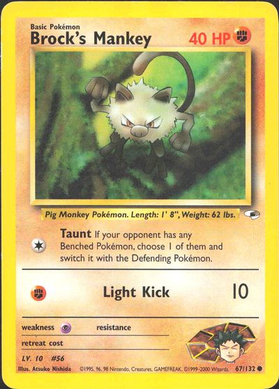 Brock's Mankey (67)