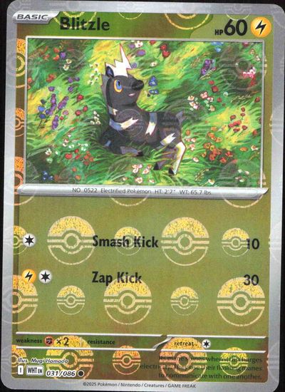 Blitzle (Poke Ball Pattern)
