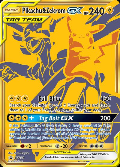 Pikachu & Zekrom GX