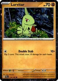 Larvitar (Cosmo Foil)