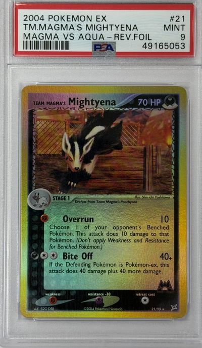 Team Magma's Mightyena